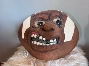 Vintage Easter Unlimited Football Head Halloween Tailgating Rubber Face Mask